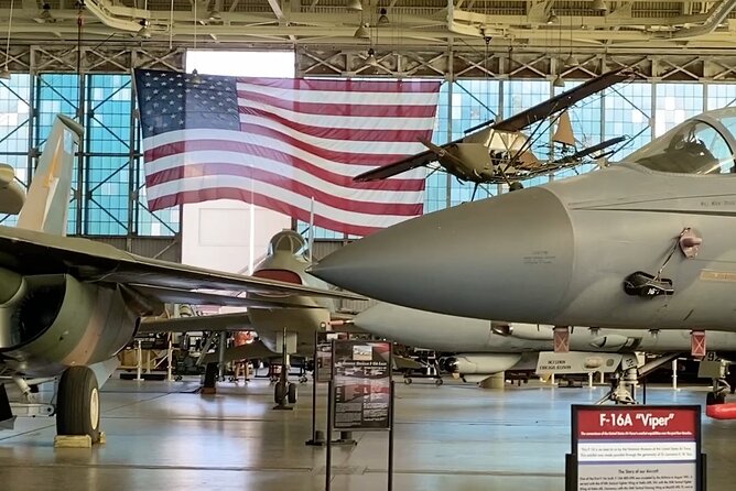 Historic aircraft inside a hangar at Pearl Harbor Aviation Museum